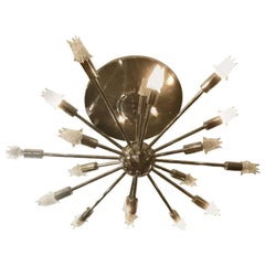 Mid-Century Modern Sputnik Chrome Chandelier