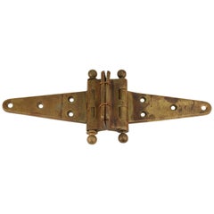 Bisagra de puerta de latón vintage de estilo industrial