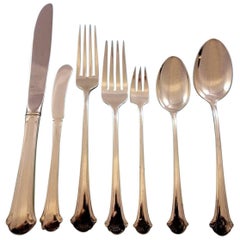 Chippendale by Towle Sterling Silver Flatware Set for 8 Service 51 Pieces