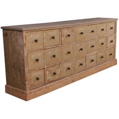 French Bank of 21 Drawers