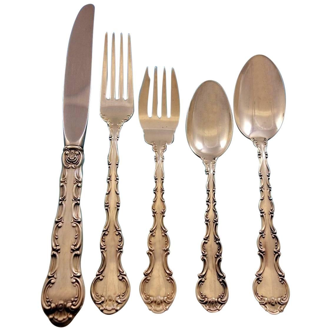 Strasbourg by Gorham Sterling Silver Flatware Set Service Place Size 40 Pieces