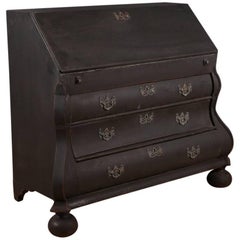 Dutch Painted Oak Bureau