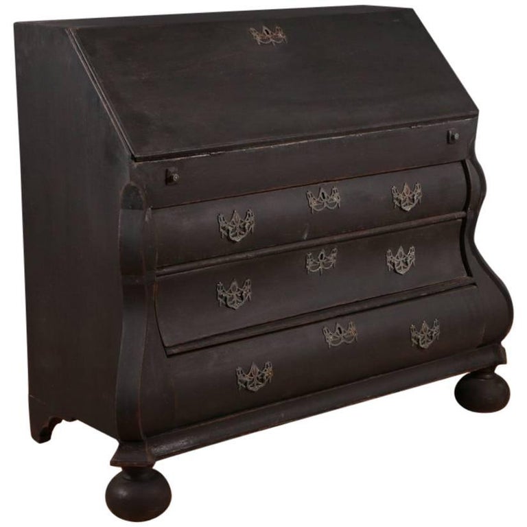 Dutch Painted Oak Bureau At 1stdibs