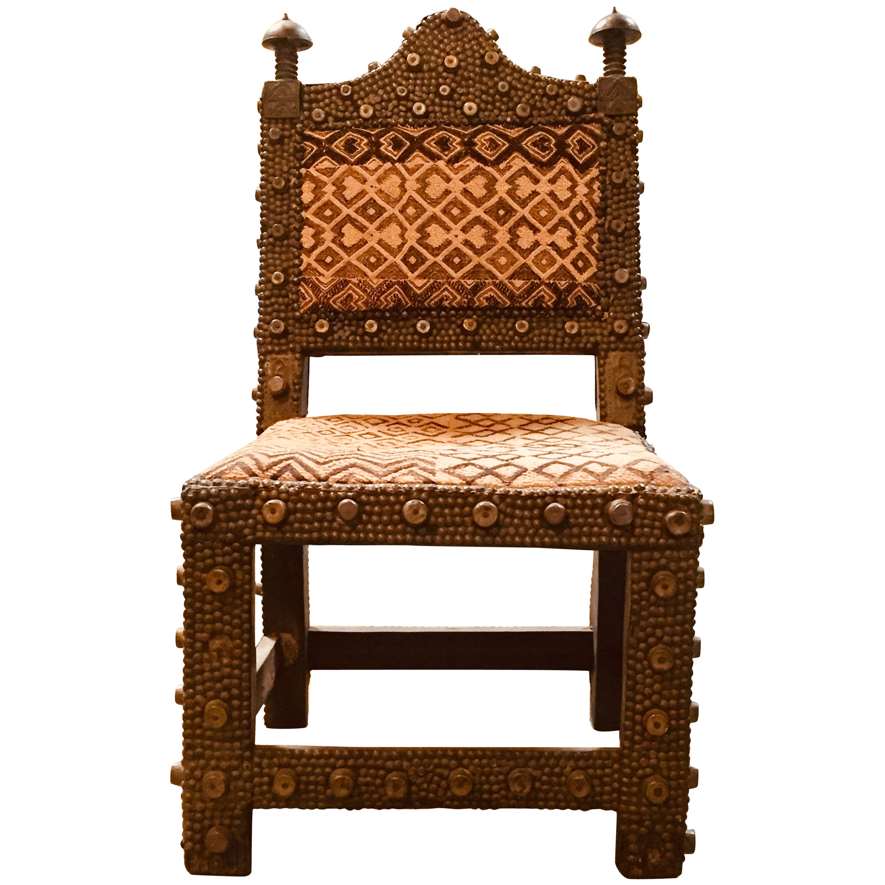 Vintage African Ashanti Kings Chair/ Throne For Sale at 1stDibs