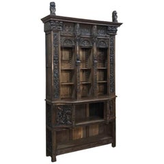 Renaissance Revival Boiserie Collector's Cabinet