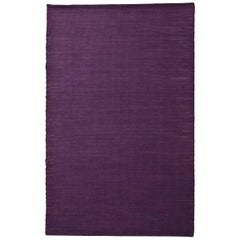 Tatami  Purple Wool and Jute Rug by Nani Marquina & Ariadna Miquel, Small