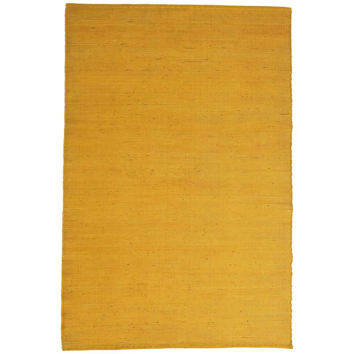 Tatami Yellow Wool and Jute Rug by Nani Marquina & Ariadna Miquel, Small