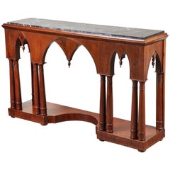 Early 19th Century French Charles X Mahogany Console