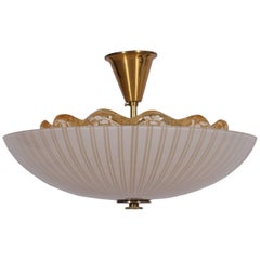 1940s Orrefors Ceiling Lamp