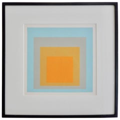 Josef Albers, „Wide Light“, Hommage an den quadratischen Raumteiler, 1962