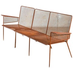 Van Keppel-Green Three-Piece Modular Expanded Metal Sofa