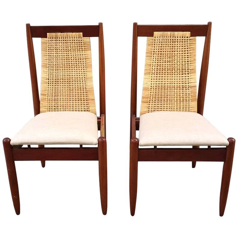 Frank Kyle Pair of Chairs Wicker