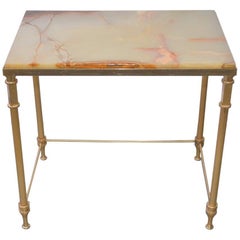 Vintage Maison Jansen Onyx Side Table