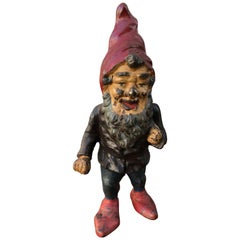 Cast Iron Gnome Doorstop