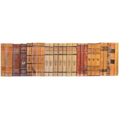 Early 20th Century Leather Bound Library Books Series 38