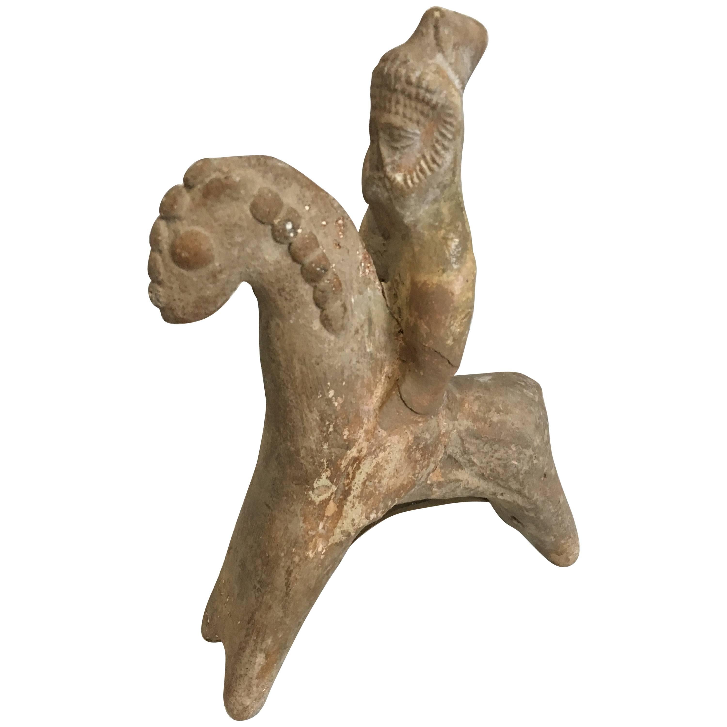 19. Jahrhundert Reproduktion eines Steinobjekts aus dem 16. Jahrhundert / Krieger auf Pferd 