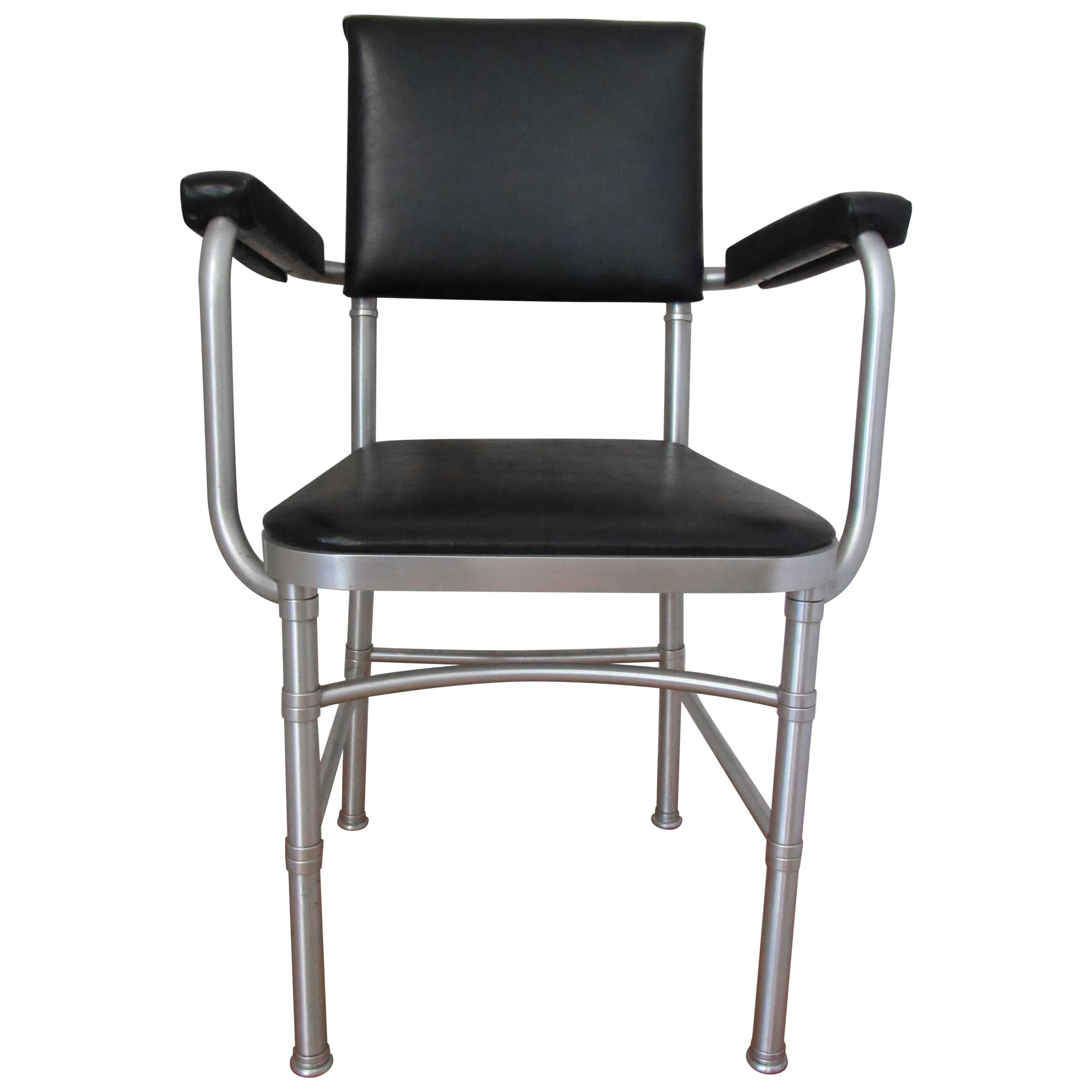 Fauteuil Warren McArthur en aluminium style n° 1170 AU, vers 1939