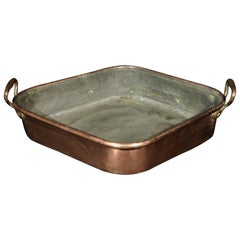 Antique 19th Century Copper Turbot Poaching Pan ‘Turbotiere’, France Circa 1890