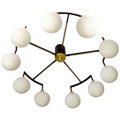 Large Stilnovo Chandelier