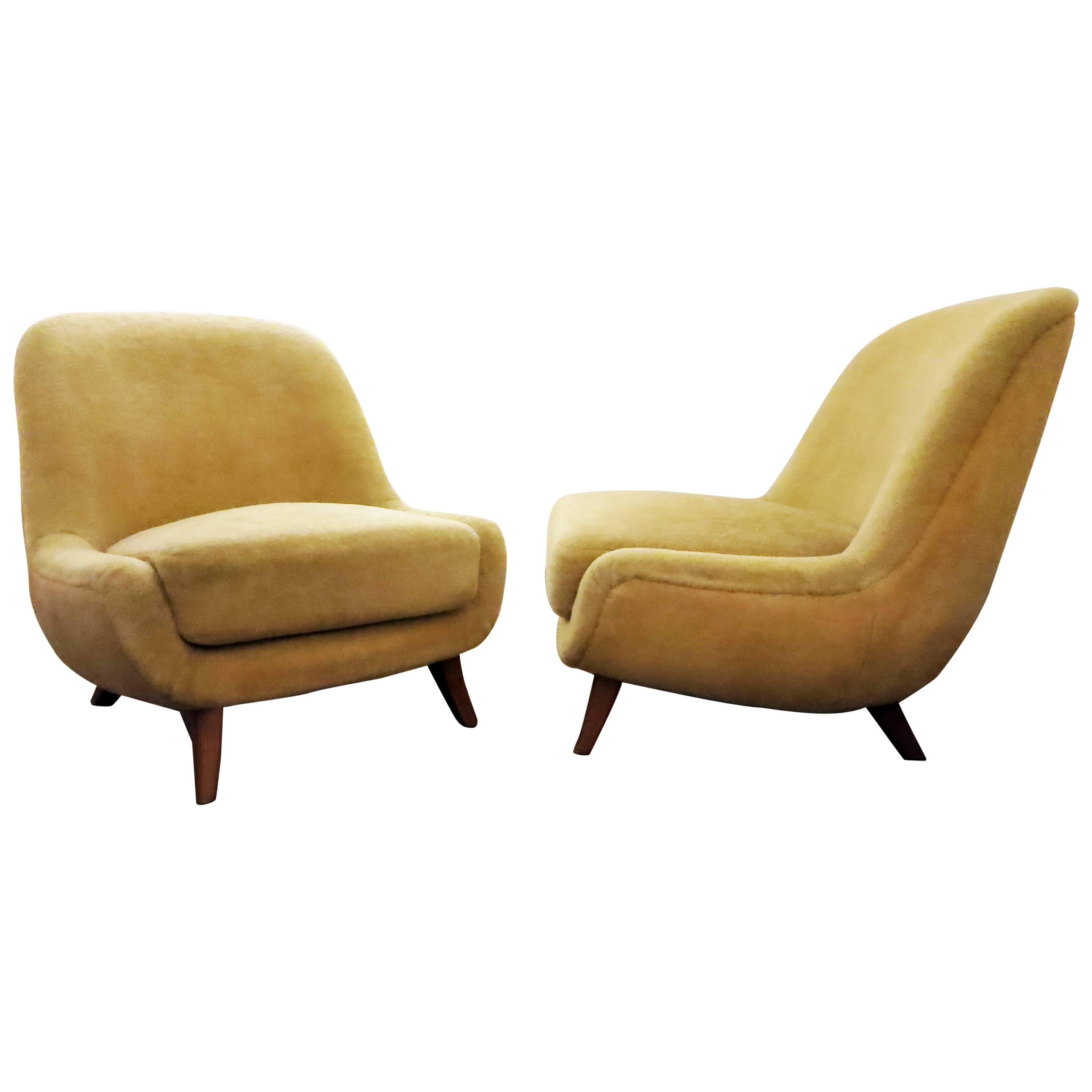 Bergmann Pair of Chairs, Germany, 1950s