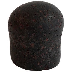 Contemporary Stone Glazed Black Ceramic model “Lluna Nova” by Claudi Casanovas 
