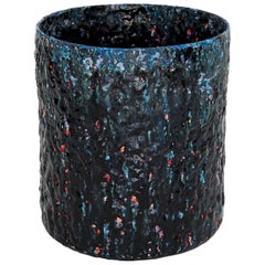 Ceramic Vase Model “#1855” by Morten Løbner Espersen Dark Blue Light Blue Red 