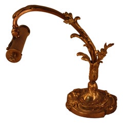 French 1920s Bronze Desk or Piano Lamp