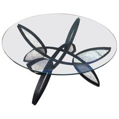 Maurizio Tempestrini Iron Butterfly Base Coffee Table for Salterini