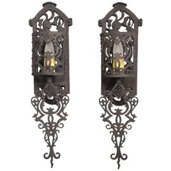 Pair of 1920s Spanish Revival Sconces