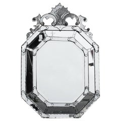 Antique 1820-1850 Mirror St Louis XIV has Pareclose Tain Mercury