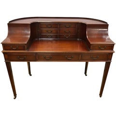 Sheraton Style Mahogany Carlton Desk