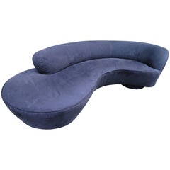 Outstanding Vladimir Kagan Curved Cloud Sofa for Directional, Mid-Century Modern