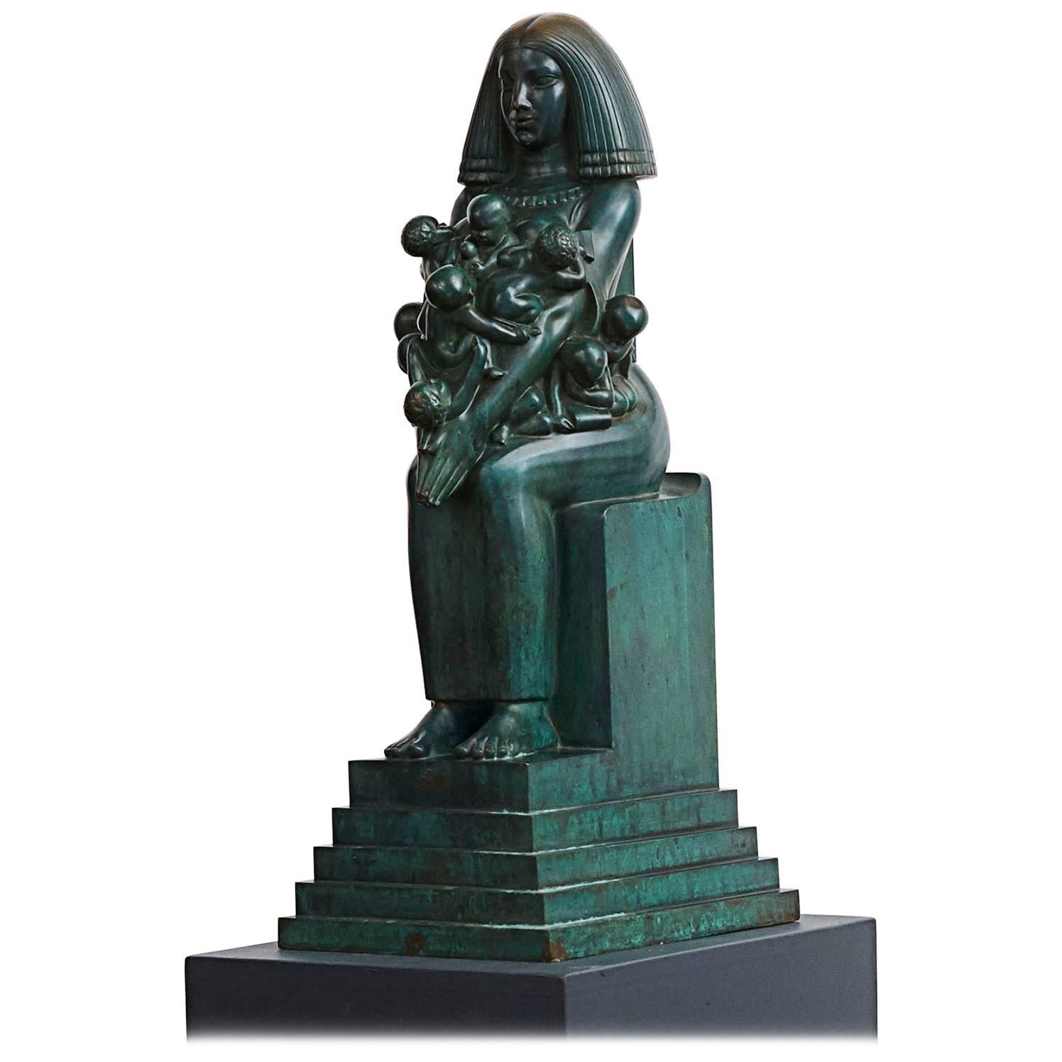 Jens Jakob Bregnø, "Mother of the Nile" Bronze
