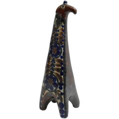 Large Danish Ceramic Giraffe, 1960s
