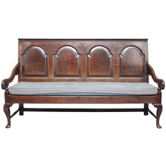 Antique 18th Century Oak Settle