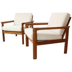 Danish Easychair by Sven Ellekaer for Komfort, 1960s, set of 2