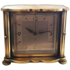 Art Deco French Travelling or Desk Clock by JAZ