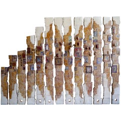 Alain Girel, Unique Set of 14 Ceramic Panels, France, 1998
