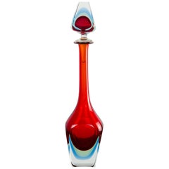 Murano "Sommerso" Glass Vase by Luciano Gaspari for Salviati, 1960s