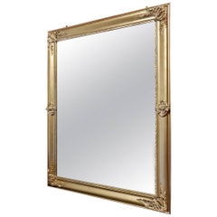 Antique Elegant Napoleon III Big Mirror, France 19th Century