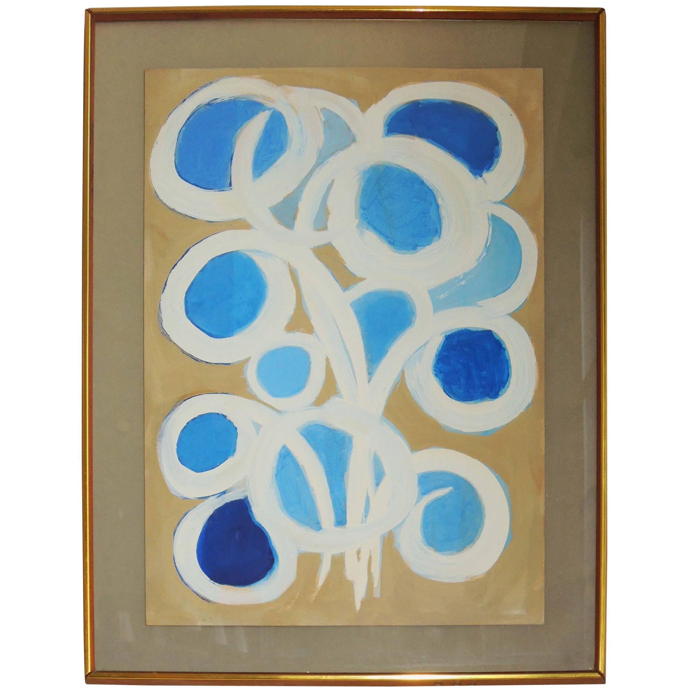 Abstract Painting by Emlen Etting "Eclat Du Jour", 1964