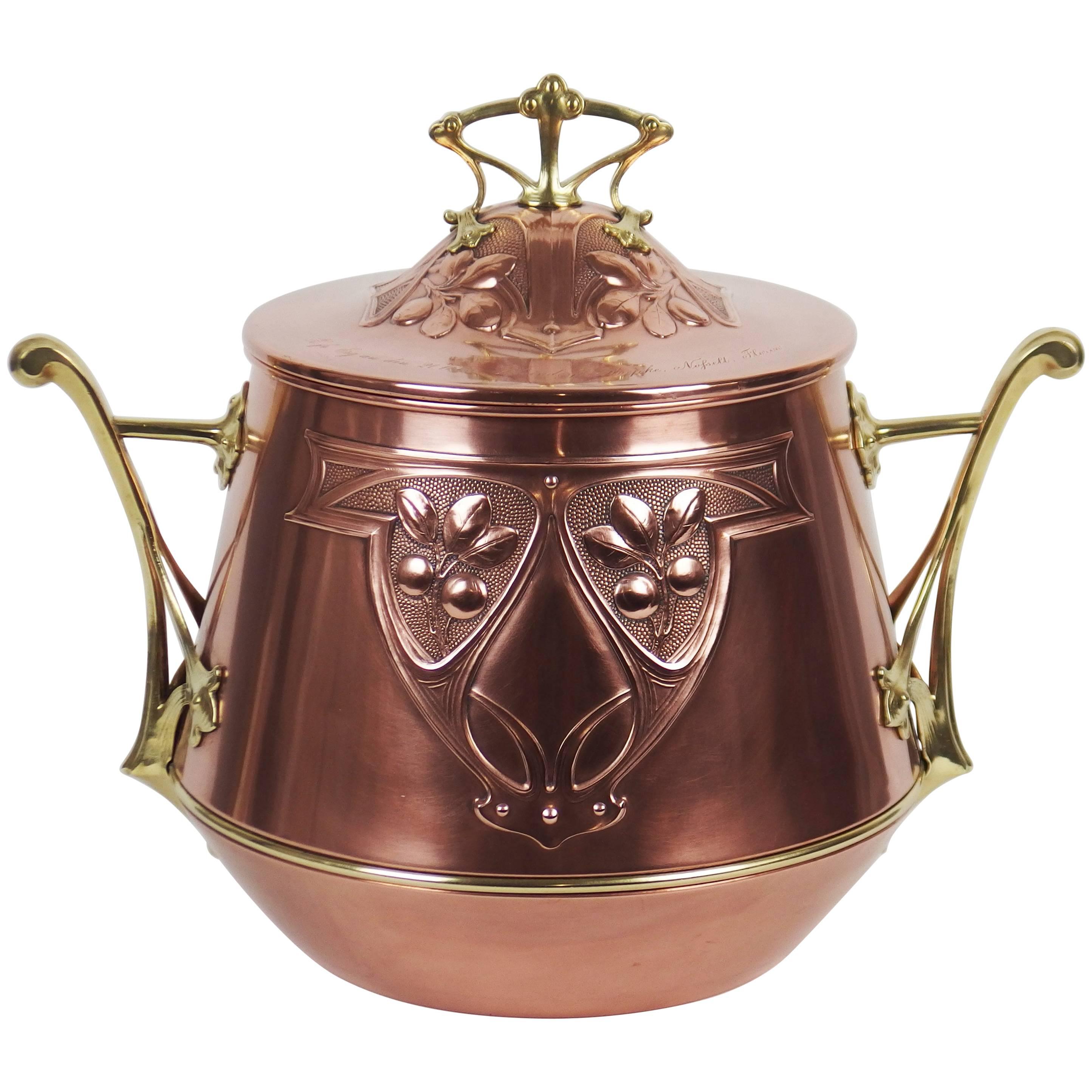 Art Nouveau WMF Covered Pot