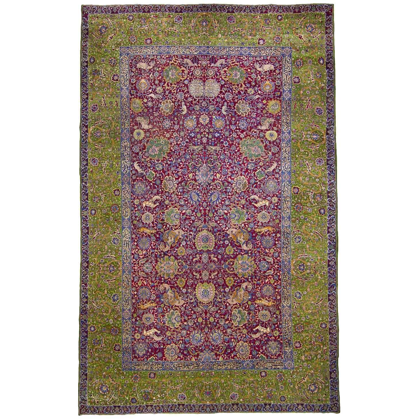 Antique Indo Kerman Unpublished For Sale