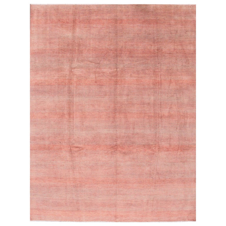 21st Century Salmon, Pink Indian Savannah Rug For Sale at 1stdibs