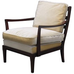 Danish Modern Armchair with Down Cushions