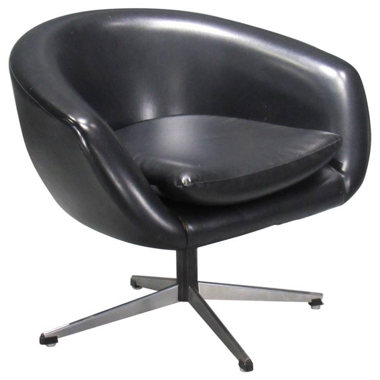 Black Swivel Pod Chair by Overman For Sale at 1stDibs overman pod