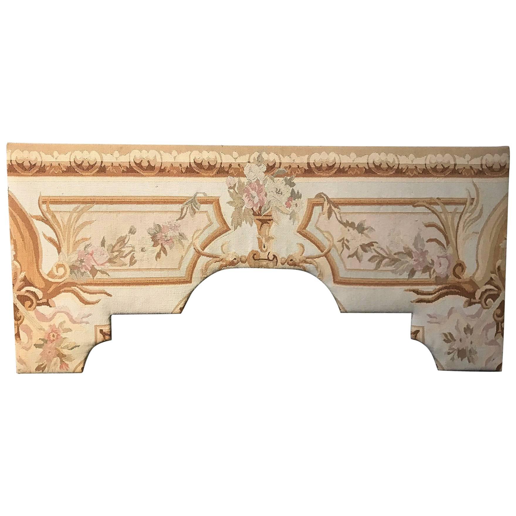 Aubusson Design Tapestry Covered Cornice Board