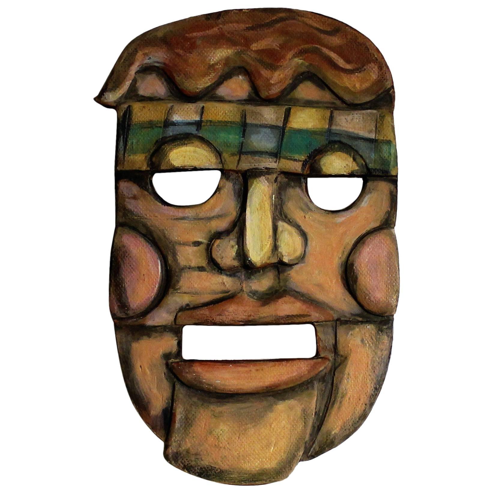 Conrad Furey Mask Carving For Sale