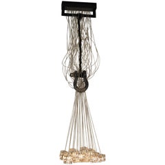 Cluster Chandelier/Minimal Modern Glass Pendant Chandelier