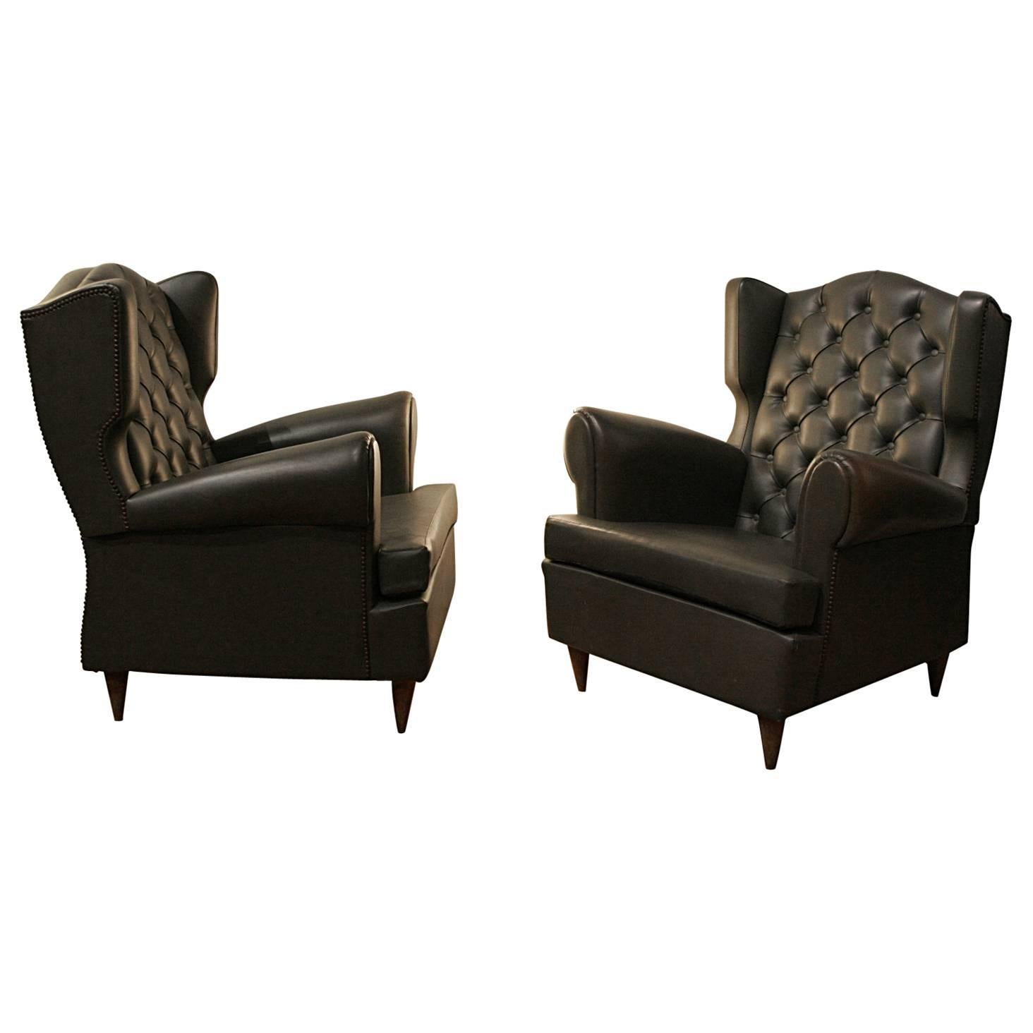 Neoclassic Pair of Armchair, 1960 For Sale